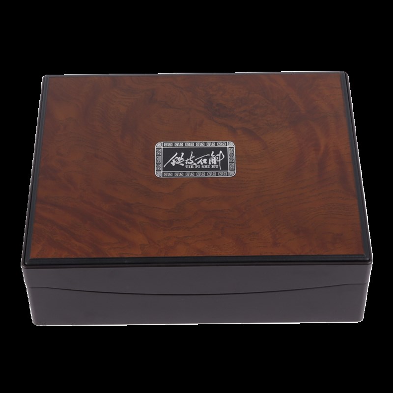 新款铝牌铁皮石斛包装盒陶瓷半斤装霍山石斛枫斗石斛礼品盒空盒