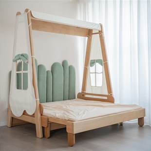 玩梦超人 帐篷儿童室内家用床上蚊帐游戏屋配冰棍儿床树屋床in