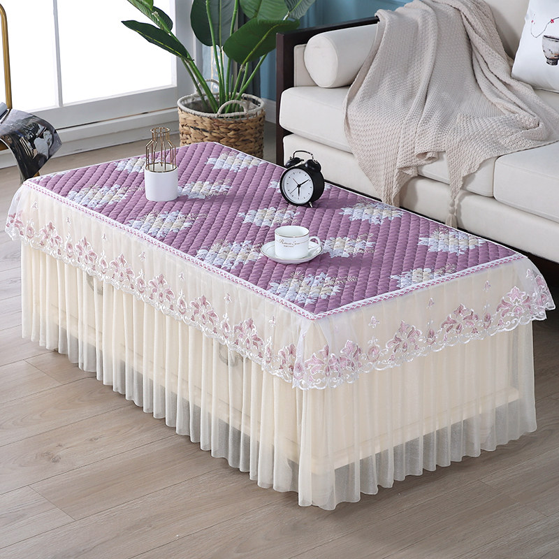 电视柜盖巾长方形家用桌布茶几罩茶几布艺蕾丝防尘防尘罩,居家布艺,桌布,淘宝优惠券,粉丝福利购,淘宝优惠卷
