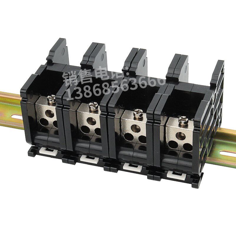 海燕FJ6DI-150-04/3(28L)四进十二出接线端子150A导轨式分线器盒