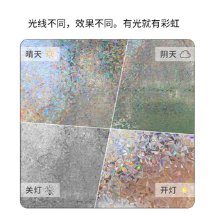 饰贴膜防窥窗花窗 窗户磨砂玻璃贴纸透光不透明x卫生间浴J室厨房装