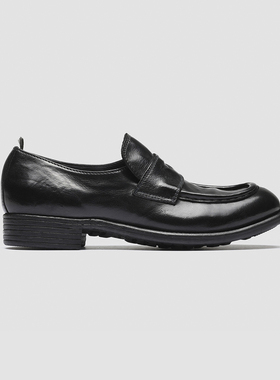 OFFICINE CREATIVE英伦风多色圆头亮面皮革乐福鞋 Calixte 020