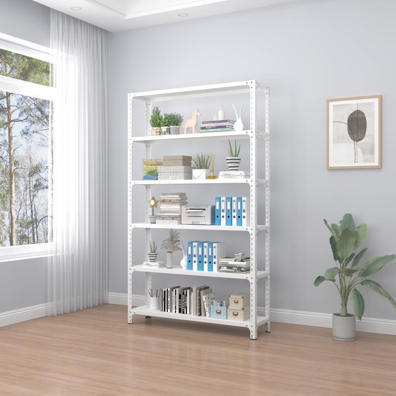 仓储货架置物架多层家用阳台落地角钢铁架子超市仓库展示架储物架