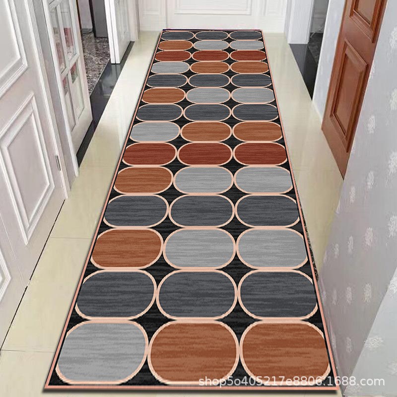跨境简约长方形地毯垫走廊过道入户门垫门厅家用客厅卧室地垫
