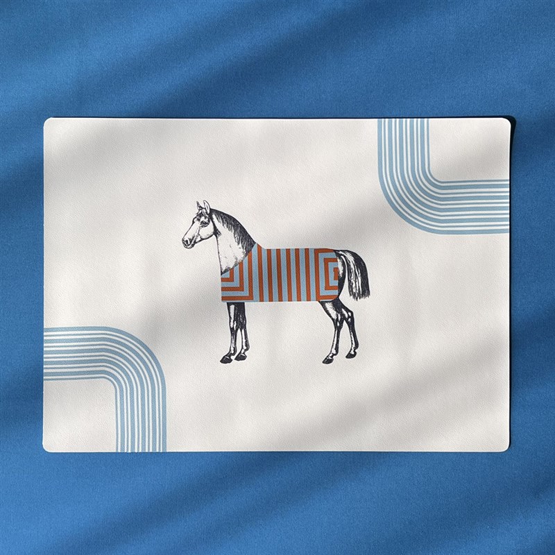 美式爱马轻奢隔热垫餐桌垫防烫餐垫家用PU碗垫盘垫锅垫厚杯垫