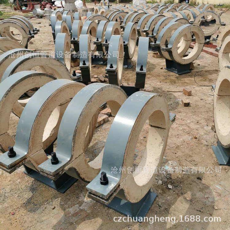 蒸汽管道架空隔热管托蛭石隔热管托长输热网LR型隔热管托