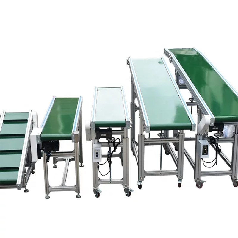 定制微型传送带小型输送机 冲床送料机 桌面自动化配套铝板流水线