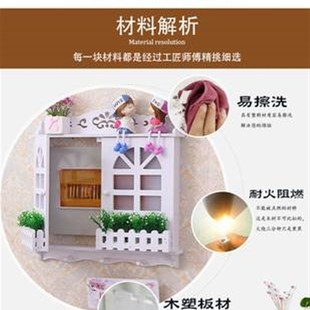 饰画遮挡箱饰品家用电源柜壁画电闸盒开关 壁饰网线盒墙上电表箱装