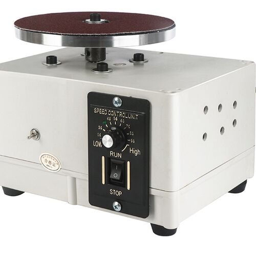 220V 金属外壳电动抛光机磨刀器美发剪刀修甲刀专用调速抛光机