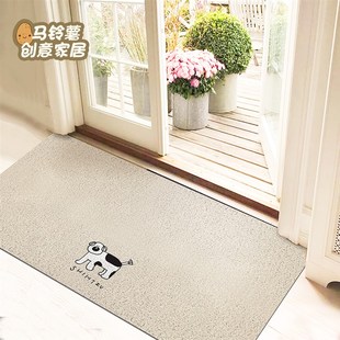 世界名犬玄关入户门口地垫家用防滑脚垫丝圈除尘地毯可裁剪脚踩垫