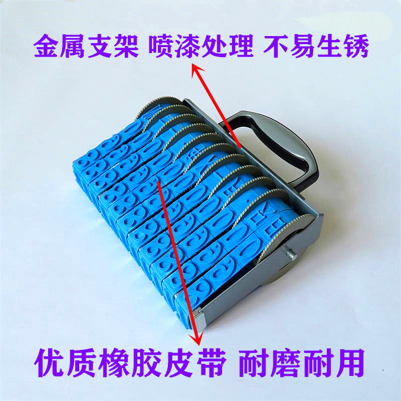 加大2.4CM字高转轮印章11位箱包印数字0-9组合可调生产日期年月日