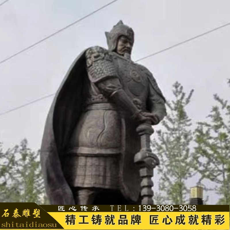 广场标志铸铜古典神话人物伏羲炎帝皇帝雕像户外大型金属铸造雕塑
