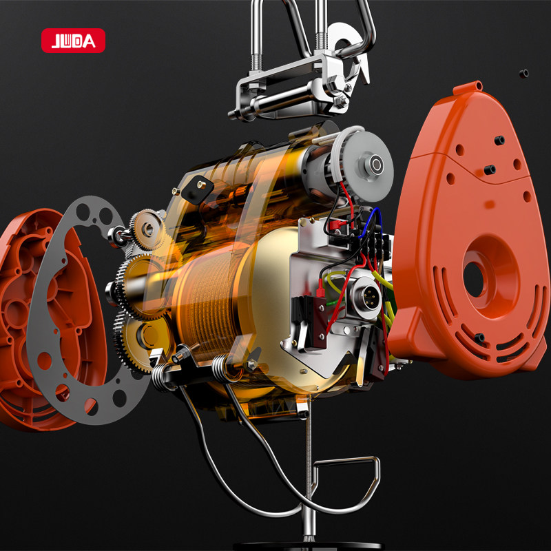 巨达 小金刚微型电动葫芦220v小型吊机家用空调升降提升机卷扬机