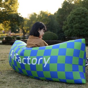 户外便携充气沙发可躺可睡阳台人类狗窝露营帐篷充气床垫音乐节用