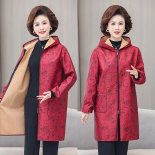 厨房罩衣冬季加绒加厚家用长袖围裙新款防水防油做饭工作服外套女