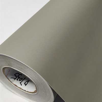 PVC奶咖色自粘贴纸咖啡色波音软片墙纸壁纸橱柜家具翻新木纹纸