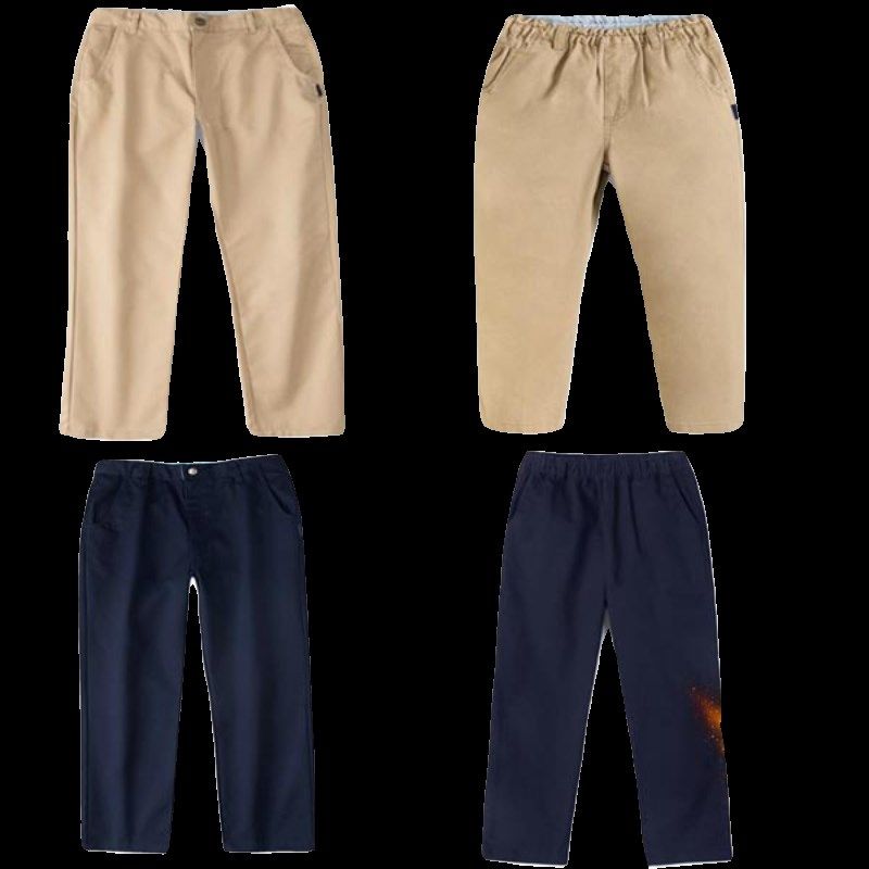 中小学生校服礼服休闲长裤卡其色男女儿童学院风藏青松紧腰直筒裤,童装/婴儿装/亲子装,裤子,淘宝优惠券,粉丝福利购,淘宝优惠卷