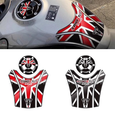 适用凯旋三叉戟 660 Trident 660 21-22年 油箱保护贴纸油箱盖贴