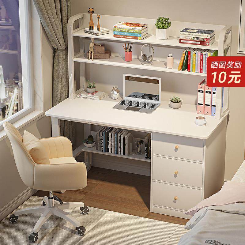 电脑桌台式家用学生学习写字桌书桌书架一体桌客厅简约简易办公桌,住宅家具,电脑桌,淘宝优惠券,粉丝福利购,淘宝优惠卷