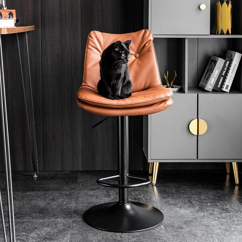 吧台椅子现代简约靠背收银北欧旋转前台高脚吧凳家用升降铁艺吧椅,商业/办公家具,酒吧椅,淘宝优惠券,粉丝福利购,淘宝优惠卷