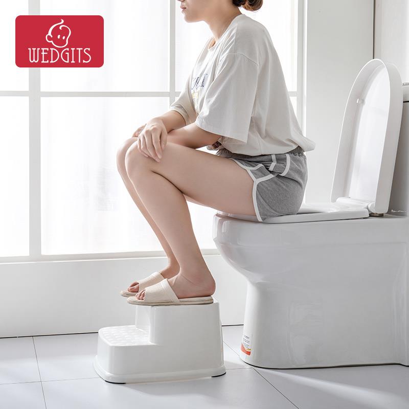 wedgits 洗手凳子宝宝防滑儿童台阶脚踏 塑料加高凳脚踩凳子