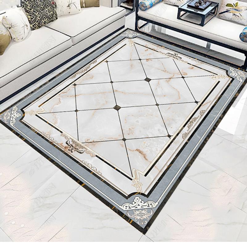 瓷砖贴纸地面翻新遮丑客厅地砖花纹过门石走廊装饰地贴地砖修复