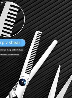 采购产品理发师和美发剪刀，专业稀疏的头发切割，平牙剪刀，刘海