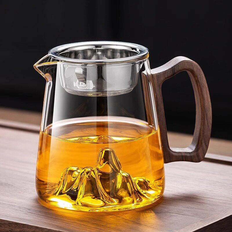 2025新款加厚玻璃公道杯茶漏一体分茶器功夫茶具过滤网倒茶杯高档,餐饮具,公道杯,淘宝优惠券,粉丝福利购,淘宝优惠卷