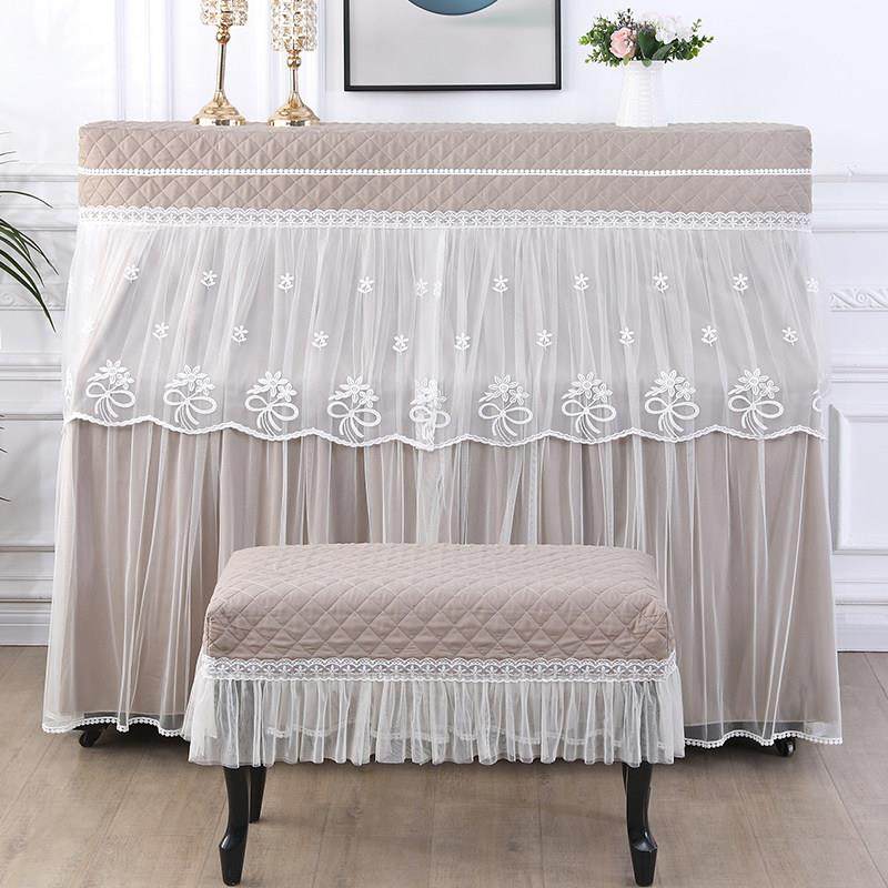 新款钢琴防尘罩全罩高端加厚蕾丝现代简约防晒钢琴套全包盖布高档,居家布艺,钢琴罩,淘宝优惠券,粉丝福利购,淘宝优惠卷