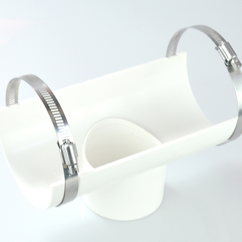 110/160pvc排水管快速抢修器哈夫补漏片马鞍开口变径三通接头配件