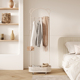 卧室床边晚上睡觉放衣服神器衣架落地挂衣架家用房间可移动衣帽架