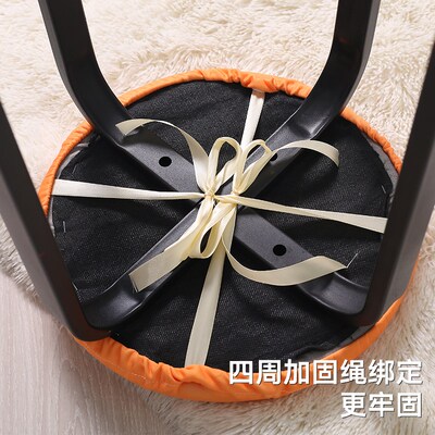 圆凳子套罩四季通用高级全包通用卡通坐垫椅子家用加厚圆形板凳套