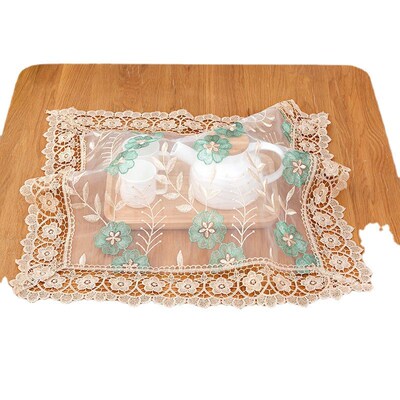 茶几布盖茶具的盖巾小布艺防尘遮挡布盖欧式方巾小茶盘防尘巾