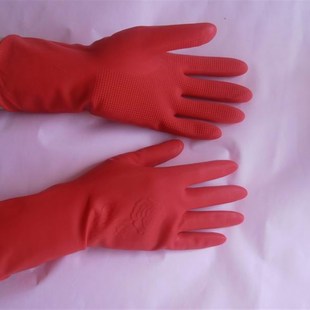 套装珍爱 洗衣洗碗橡胶家务厨房清洁耐用薄款防水胶皮 紧手手套