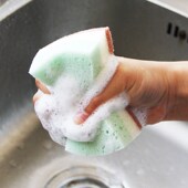 厨房洗锅海绵擦百洁布家用清洁洗碗巾不沾油双面刷碗布魔力擦刷碗