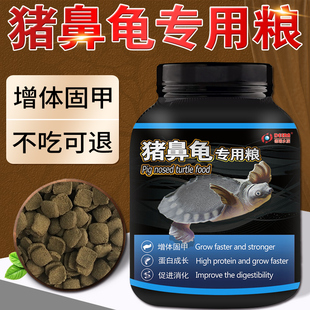 猪鼻龟饲料下沉龟粮黄头侧颈龟剃刀龟专用猪鼻龟料沉底水龟粮食物