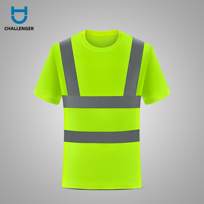 夏季反光T恤男女管理人员荧光衣道路安全工作服环卫服可印字