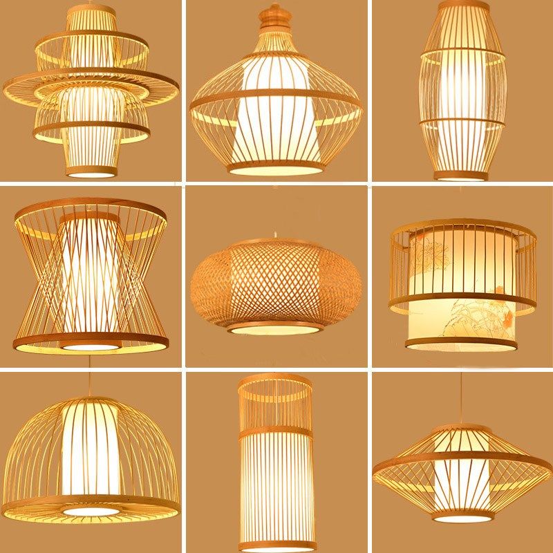 新中式竹艺餐厅吊灯日式禅意茶室火锅店创意酒店民宿竹编灯笼灯罩,家装灯饰光源,餐厅吊灯,淘宝优惠券,粉丝福利购,淘宝优惠卷
