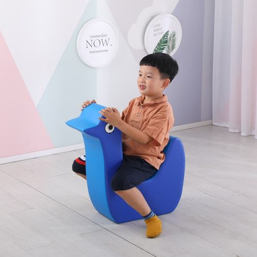 欧标软体摇摇乐早教儿童感统训练软包坐凳宝宝摇马座椅木马教玩具