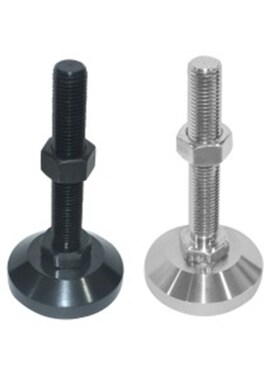 定调节型 WAD36-D80-M16-M20-L75/L100/L125/L150重载防滑脚杯!