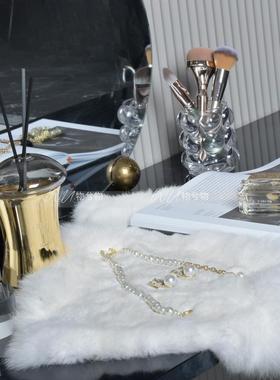 WU 物兮物 轻奢梳妆台饰品组绿色样板间样板房衣帽间展厅软装摆设