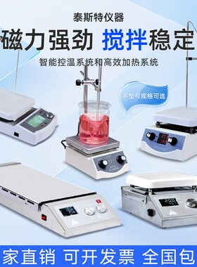 泰斯特磁力搅拌器SH-2多联加热搅拌TMHL-200CL数显恒温大容量SH-3