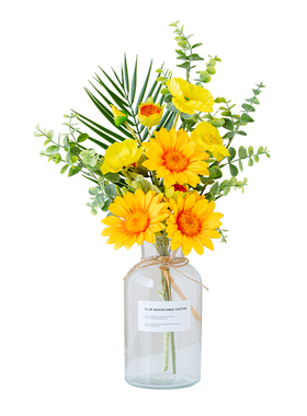 露营野餐拍照道具摆件花向日葵客厅装饰电视柜玄关办公室家居饰品