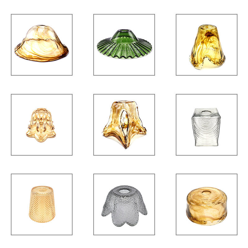 玻璃灯罩美式中式中古轻奢 仅灯罩罩子浪漫创意陶瓷吊灯玄关E27口,家装灯饰光源,灯具配件,淘宝优惠券,粉丝福利购,淘宝优惠卷