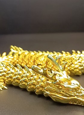 新款五爪金龙摆件黄铜手把件车载摆件手工制作茶宠精工灵活茶道