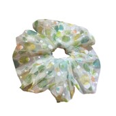 新款 网纱波点大肠发圈森系小清新甜美少女头绳高弹力大号肠圈发饰