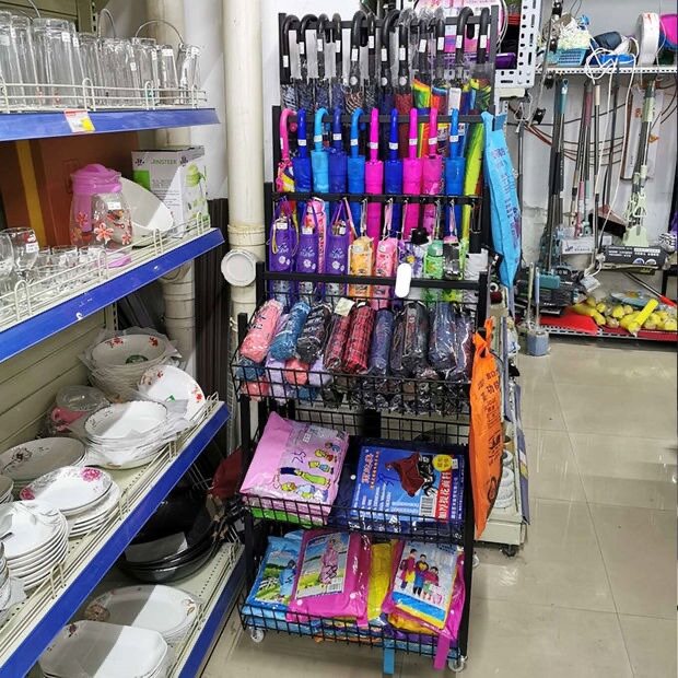 名创款雨伞展示架超市短雨伞架便利店太阳伞置物架商用小货架移动