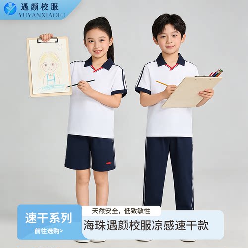 广州海珠区小学夏季速干凉感校服