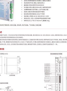 研控2D35M 2D45M 2D68MH 2D811 3D722步进驱动器