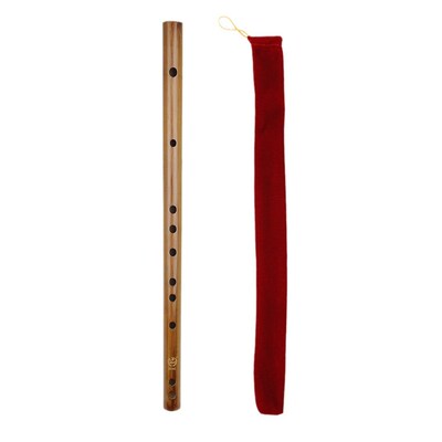 迷你短笛绒布袋CDEFG调竹笛初学专业演奏横笛民族乐器笛子
